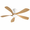 Morgenvia Lumen 52 Inch LED Ceiling Fan with Light, Beech 5-Blade
